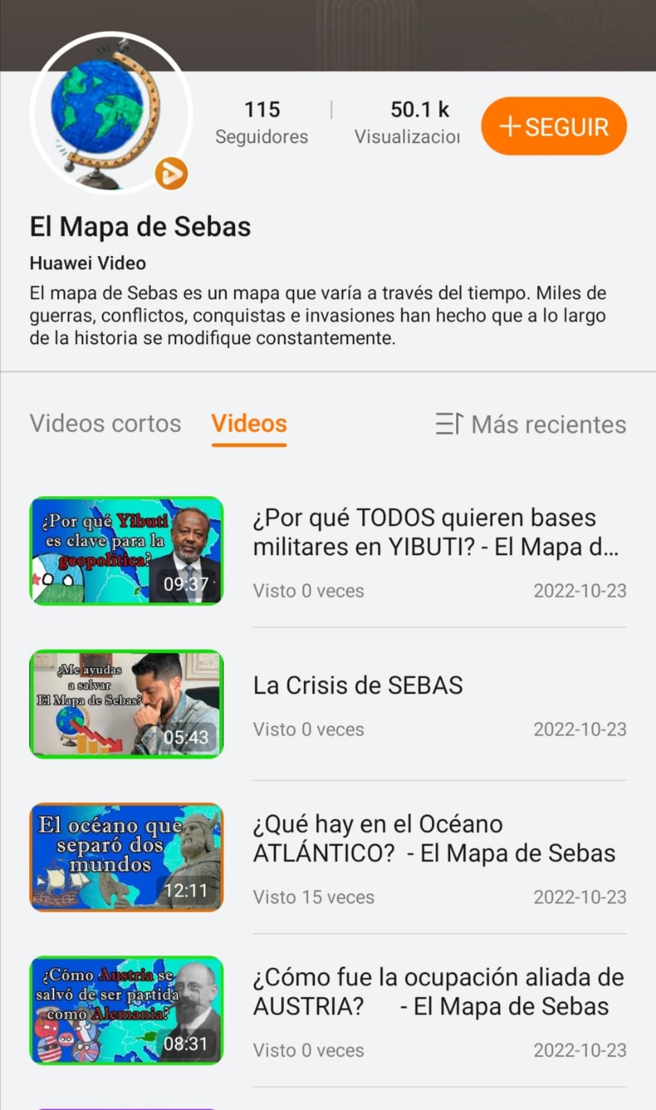El Mapa de Sebas_HuaweiVideo